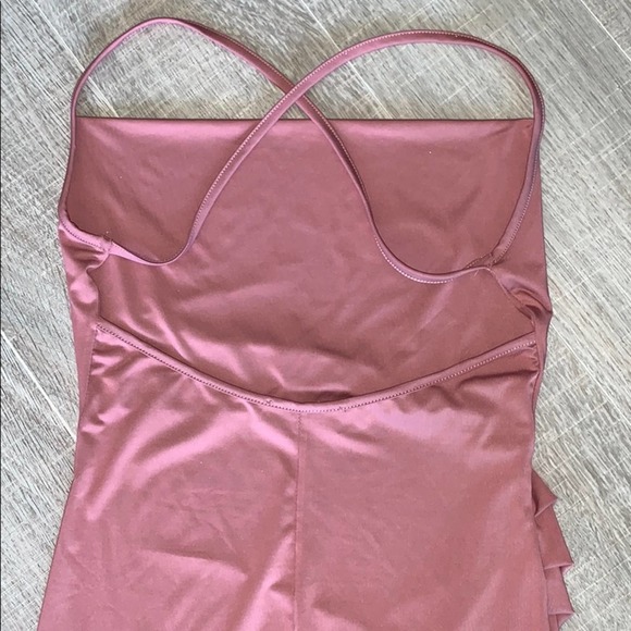 Blue Blush Rushed Bodycon Dress Size Medium - Picture 6 of 7